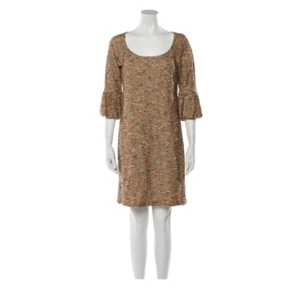 DIANE VON FURSTENBERG DVF Small Boucle New Tweed Pattern Mini Dress w/ Tags